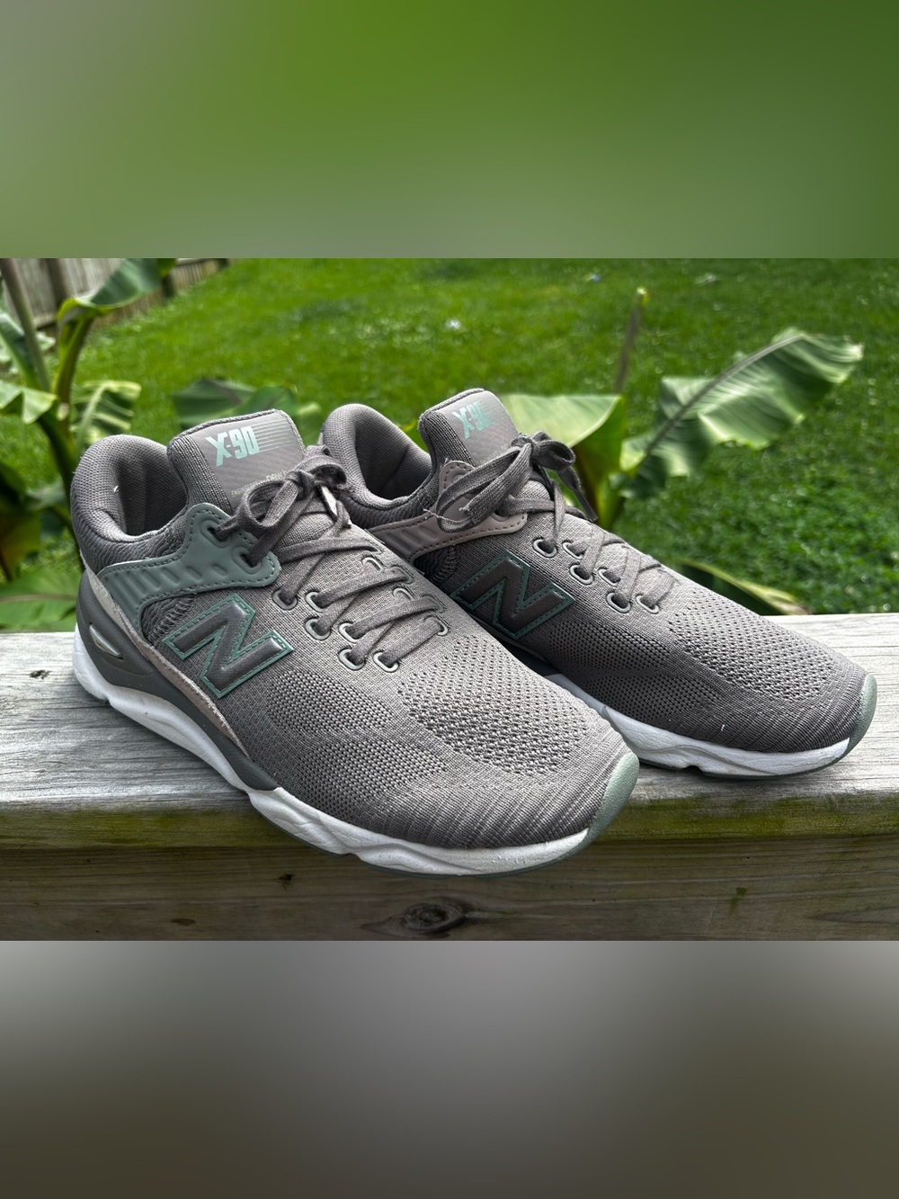 New Balance X-90 KhakI Womens Shoes 9.5B WSX90PLF Grey multi color